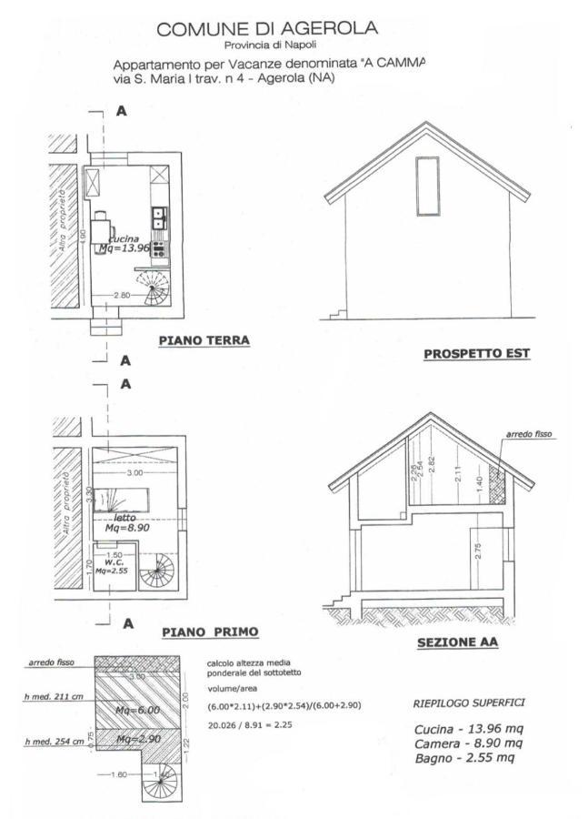 A Cammarella Holiday House Pianillo Экстерьер фото